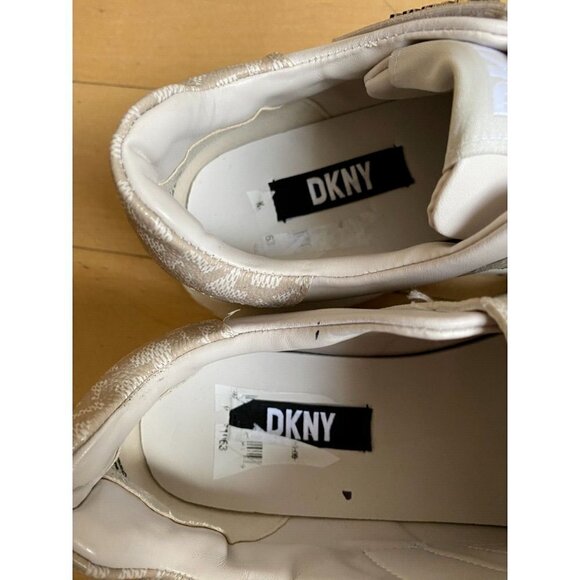Dkny "Marzi" Platform Sneaker Women's Sz 6M Triple-Strap Sand - Picture 7 of 8